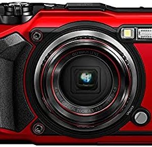 Olympus Tough TG-6 Waterproof Camera (Black) - Adventure Bundle - with 2 Extra Batteries + Float Strap + Sandisk 64GB Ultra Memory Card + Padded Case + Flex Tripod + Photo Software Suite + More 10