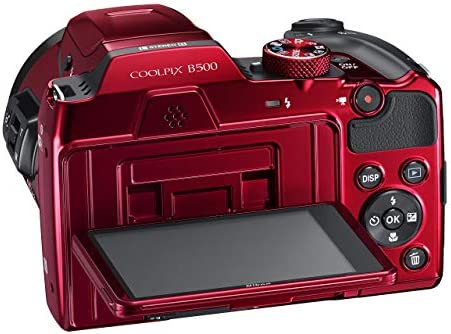 Nikon COOLPIX B500 16MP Digital Camera with 3 Inch TFT LCD Screen Nikkor Lens With 40x optical zoom wifi, Red (Renewed) 7