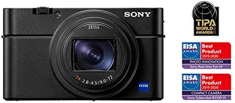 Sony RX100 VI 20.1 MP Premium Compact Digital Camera w/ 1-inch sensor, 24-200mm ZEISS zoom lens and pop-up OLED EVF 7