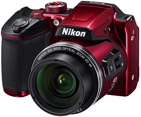 Nikon COOLPIX B500 16MP Digital Camera with 3 Inch TFT LCD Screen Nikkor Lens With 40x optical zoom wifi, Red (Renewed) 2
