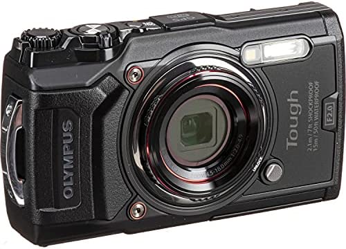 Olympus Tough TG-6 Waterproof Camera (Black) - Adventure Bundle - with 2 Extra Batteries + Float Strap + Sandisk 64GB Ultra Memory Card + Padded Case + Flex Tripod + Photo Software Suite + More 3