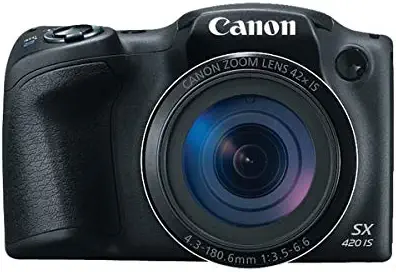 Canon PowerShot SX420 Digital Camera w/ 42x Optical Zoom - Wi-Fi & NFC Enabled (Black) 1