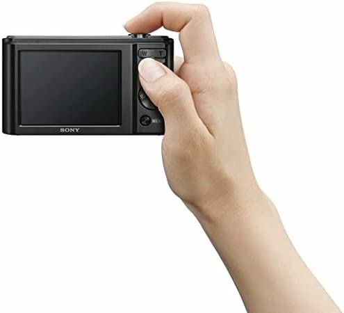 Sony W800/B 20.1 MP Digital Camera (Black) + 2X 32GB Memory Card Bundle 6