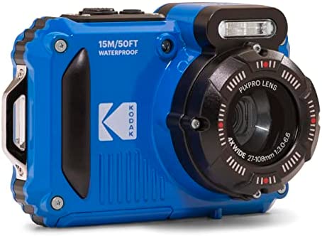 KODAK PIXPRO WPZ2 Rugged Waterproof Digital Camera 16MP 4X Optical Zoom 2.7" LCD Full HD Video, Blue 3
