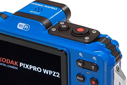 KODAK PIXPRO WPZ2 Rugged Waterproof Digital Camera 16MP 4X Optical Zoom 2.7" LCD Full HD Video, Blue 4