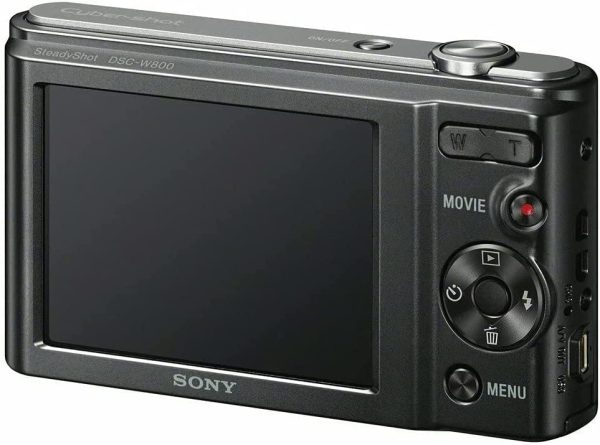 Sony W800/B 20.1 MP Digital Camera (Black) + 2X 32GB Memory Card Bundle 5