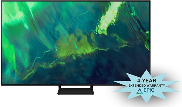 SAMSUNG QN65Q70AA 65" Class UHD High Dynamic Range QLED 4K Smart TV with an Additional 4 Year Coverage by Epic Protect (2021) 2