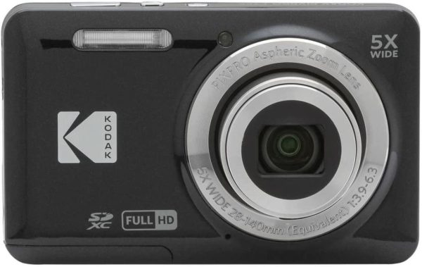 Kodak PIXPRO Friendly Zoom FZ55 Digital Camera (Black) with Hard Shell Case (Black) and 32GB SD Card Bundle (3 Items) 2