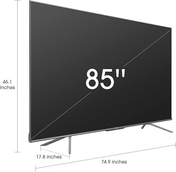 Hisense ULED Premium U7H QLED Series 85-inch Class Quantum Dot Google 4K Smart TV (85U7H, 2022 Model) 2