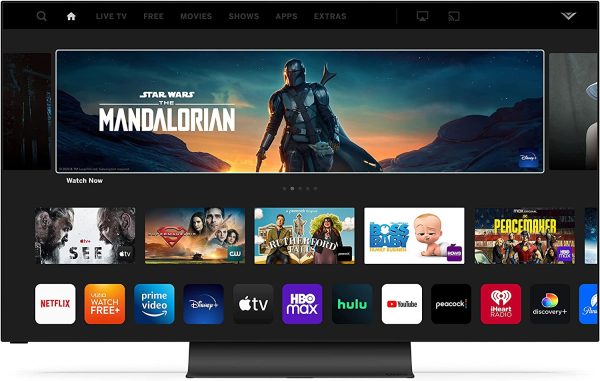 VIZIO 55-Inch OLED Premium 4K UHD HDR Smart TV with Dolby Vision, HDMI 2.1, 120Hz Refresh Rate, Pro Gaming Engine, Apple AirPlay 2 and Chromecast Built-in - OLED55-H1 2