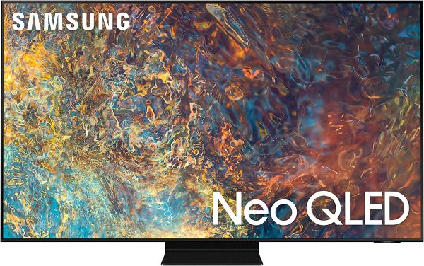 SAMSUNG 98-Inch Class Neo QLED QN90A Series - 4K UHD Quantum HDR 64x Smart TV with Alexa Built-in (QN98QN90AAFXZA, 2021 Model) (Renewed) 1