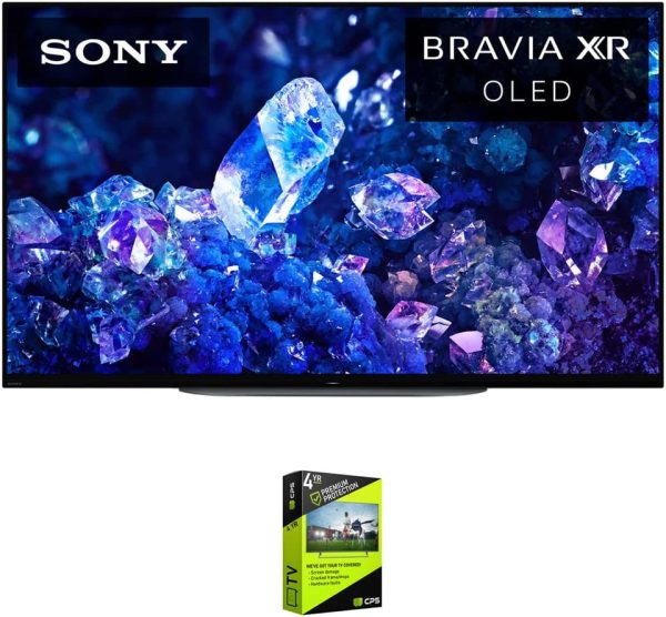 Sony XR48A90K Bravia XR A90K 48" 4K HDR OLED Smart TV (2022 Model) Bundle with Premium 4 YR CPS Enhanced Protection Pack 1