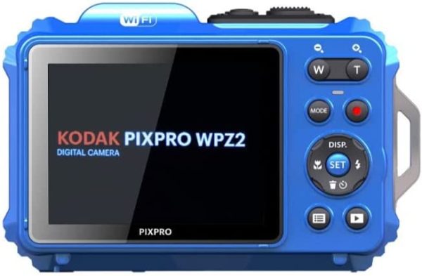 Kodak PIXPRO WPZ2 Rugged Waterproof 16MP Digital Camera with 4X Optical Zoom (Blue) Bundle with 32GB UHS-I microSDHC Memory Card with SD Adapter (2 Items) 6