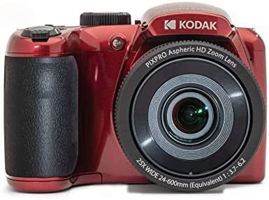Kodak PIXPRO AZ255 Astro Zoom 16MP Digital Camera (Red) Bundle with 32GB SDHC UHS-I Memory Card, and Camera Case and Accessory for DSLR, Mirrorless, and Camcorders (3 Items) 2