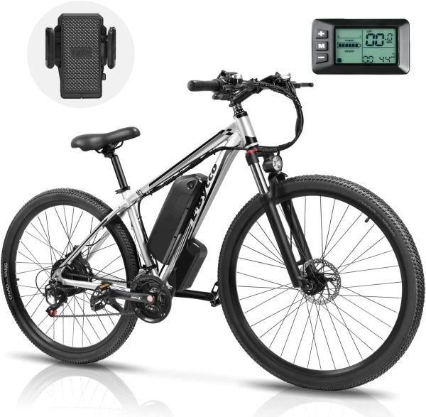 E·Bycco 29" Electric Bike for Adults 750W 500W Ebike 31MPH Adult Electric Bicycles Electric Mountain Bike, 48V 10Ah 13Ah Removable Lithium Battery, Professional 21 Speed Gears Bicycle Bikes 1