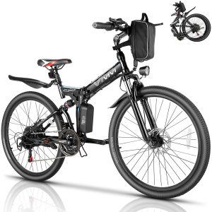 Electric Bike, Foldable Electric Bicycles for Women, Teens, Men, Lightweight Aluminum with Pedals, 48V 12AH/16AH 350W Brushless Motor with 20Mph Max, Road/Comfort Bike City Commuter, Picnic 11