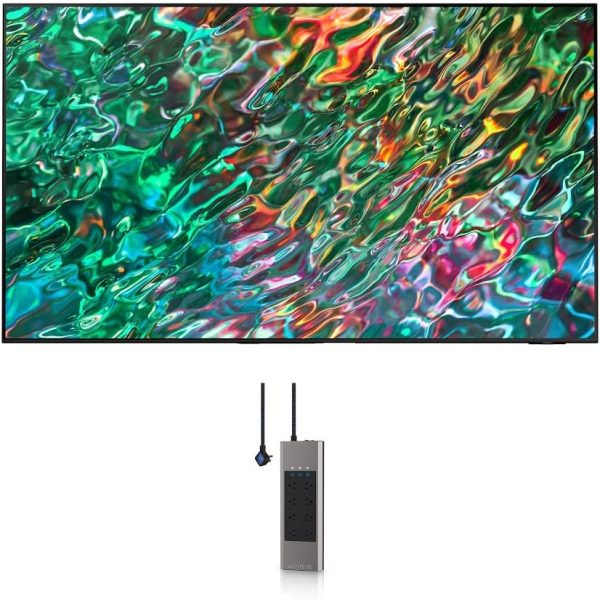 SAMSUNG QN55QN90BAFXZA 55" QLED Quantum Matrix Neo 4K Smart TV with an Austere 5S-PS8-US1 V-Series 8-Outlet Power w/Omniport USB (2022) 1