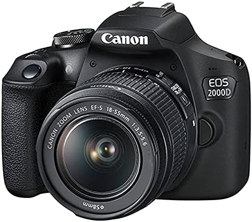 Canon EOS 2000D / Rebel T7 DSLR Camera with EF-S 18-55mm Zoom Lens + SanDisk 64GB Memory Card + Tripod + Case + Wideangle Lenses + ZeeTech Accessory Bundle (20pc Bundle) (Renewed) 2