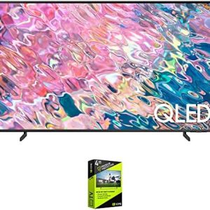 SAMSUNG Q80BA 50 Inch QLED 4K Smart TV (2022) Cord Cutting Bundle with DIRECTV Stream Device Quad-Core 4K Android TV Wireless Streaming Media Player 8