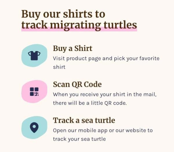 Women's Relaxed-Fit Save The Turtles Short Sleeve T-Shirt | Live Your Story | Preppy and Stylish Women’s T-Shirt 4