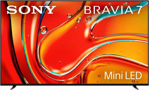 Sony BRAVIA 7 K55XR70 55 Inch 4K HDR Smart QLED Mini-LED TV (2024) Bundle with 4 Year CPS Enhanced Protection Pack 2