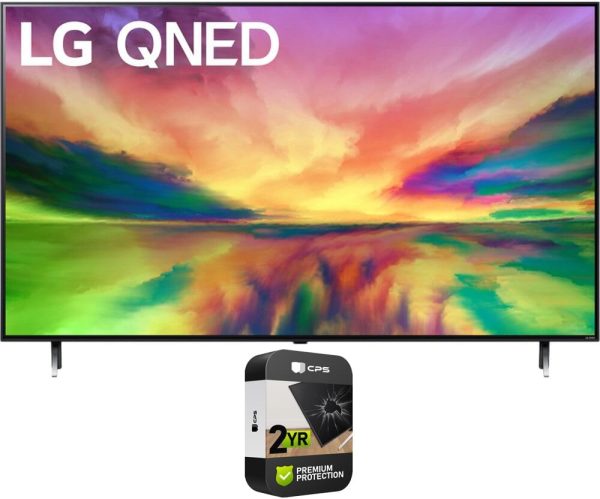 LG 50QNED80URA 50 inch 4K HDR Smart Mini-LED TV 2023 (Renewed) Bundle with 2 YR CPS Enhanced Protection Pack 1