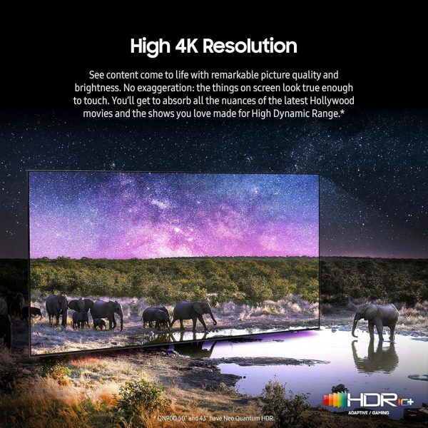 SAMSUNG QN50QN90DAFXZA 50 Inch Neo QLED TV with 4K AI Upscaling and 3 Year Amber Protection Plan (2024) 5