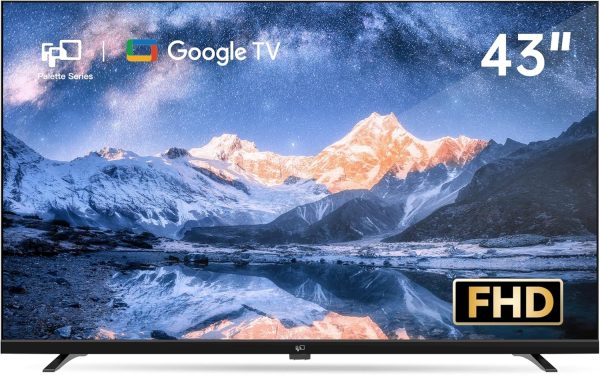 FPD 43-inch Smart TV Google TV 1080p Full HD with Google Play and Chromecast Built-in, HDR 10, Dolby Audio, Voice Remote, Stream Live TV(Palette-Series, CG43-P3, 2024 Model) 1