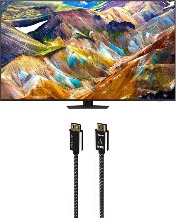 Samsung QN55QN85DBFXZA 55 Inch Neo QLED 4K Smart TV with Dolby Atmos and an Austere 7S-8KHD2-2.5M VII Series 2.5m Premium Braided 8K HDMI Cable (2024) 1